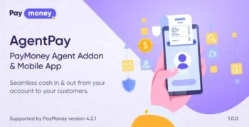 AgentPay (v1.0) PayMoney Agent Addon & Mobile App