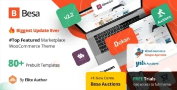 Besa (v2.3) Elementor Marketplace WooCommerce Theme