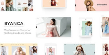 Byanca (v1.5) Modern WooCommerce Theme for Clothing Brands and Shops