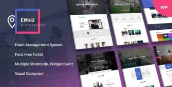 EM4U (v1.7.6) Events WordPress Theme for Booking Tickets