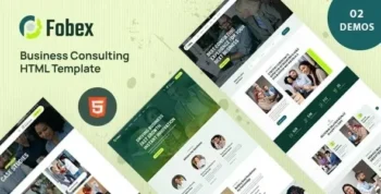 Fobex v1.0 Multipurpose Business Agency HTML Template
