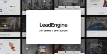 LeadEngine v4.8.0 Multi-Purpose WordPress Theme with Page Builder (Activated)