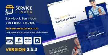 Service Finder (v4.1) Provider and Business Listing WordPress Theme