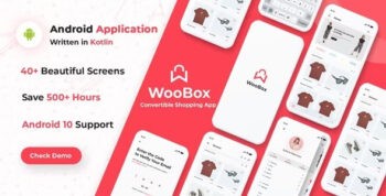 WooBox WooCommerce Android App E-commerce Full Mobile App + kotlin