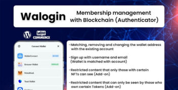 Walogin (v2.0.4) Login with crypto wallet for WordPress