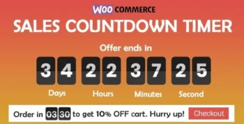 Sales Countdown Timer for WooCommerce and WordPress – Checkout Countdown v1.1.3