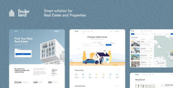 Finderland v1.0.0 Real Estate WordPress Theme