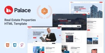 Palace v1.0 Real Estate Property Rental HTML Template