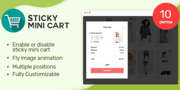 Sticky Mini Cart For WooCommerce