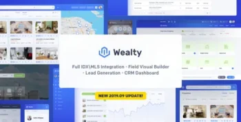 Wealty (v3.1) Multipurpose Real Estate WordPress Theme