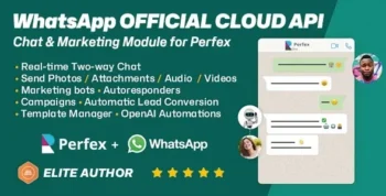 WhatsApp Official Cloud API  Chat & Marketing module for Perfex CRM