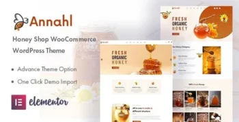 Annahl v1.0.4 Organic & Honey Shop WordPress Theme