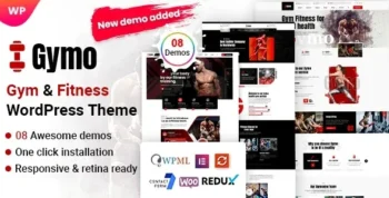 Gymo v1.0.2 Gym & Fitness WordPress Theme
