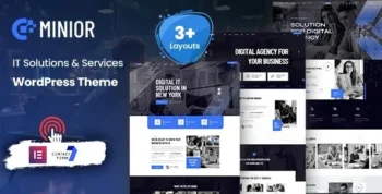 Minior v1.0 IT Solutions & Technology WordPress Theme
