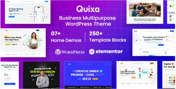 Quixa v1.0 Creative Business WordPress Theme