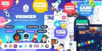 Vikinger (v1.9.21) BuddyPress and GamiPress Social Community