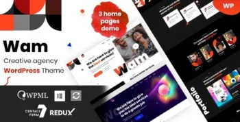 Wam v1.0.9 Creative Agency WordPress Theme