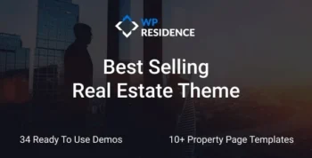 Residence v4.22.3 Real Estate WordPress Theme (Activated)