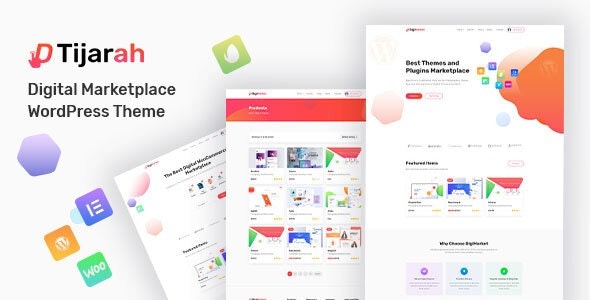 Tijarah | Digital Marketplace WooCommerce Theme