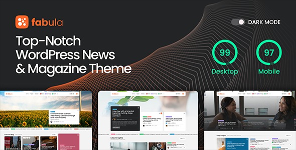 Fabula News & Magazine WordPress Theme