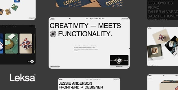 Leksa Creative Portfolio Showcase Theme
