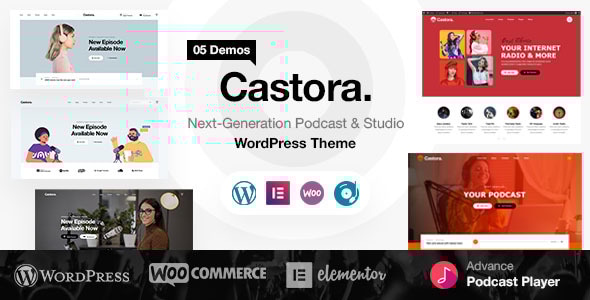 Castora - Podcast WordPress Theme