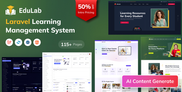 Edulab LMS - Laravel Learning Management System
