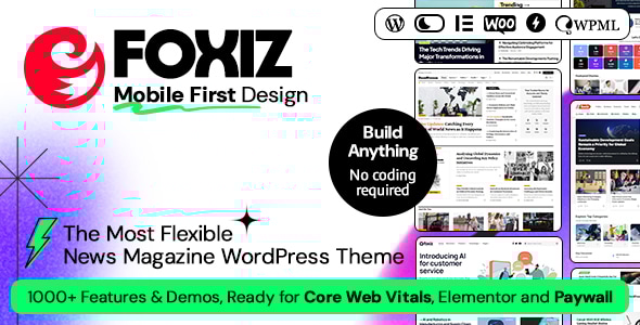 Foxiz - Newspaper News & Magazine WordPress