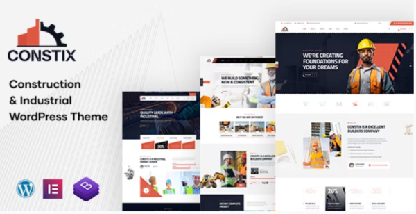 Constix - Construction Factory & Industrial WordPress Theme